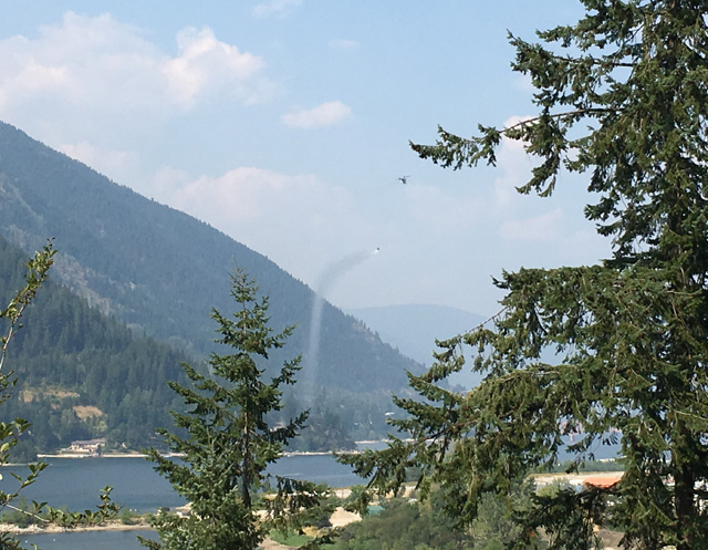 Recreation boaters must stay clear of firefighting aircraft — BC Wildfire Service