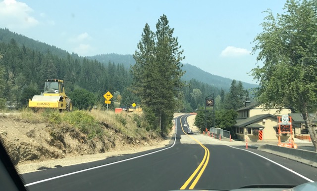 Temporary highway in place near South Slocan Village