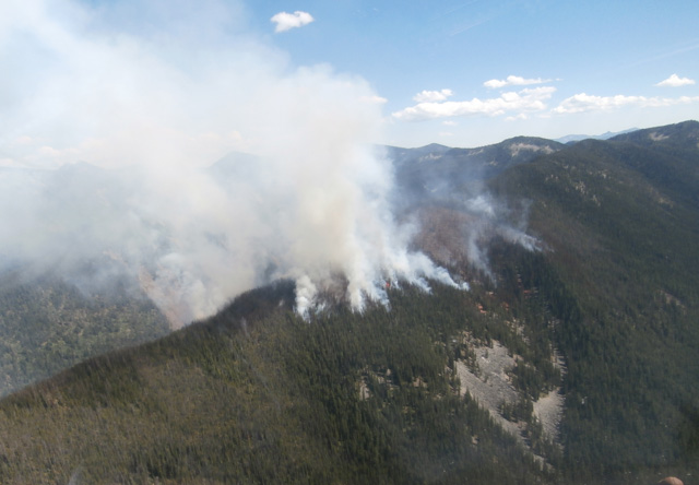 Harrop Creek wildfire grows to 1,000 hectares