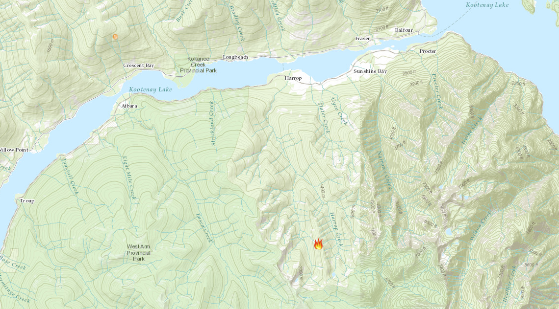 UPDATED: Residents asked to carpool to Monday meeting regarding Harrop Creek Wildfire