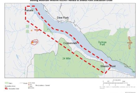 Evacuation ORDER issued for Renata to Shields Point