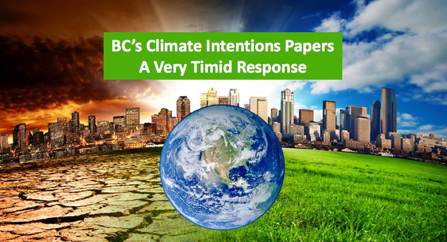 Op/Ed: BC's Timid Response to Climate Change -- and Twelve Solutions