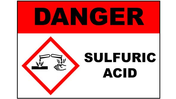 Letter to local residents about sulphuric acid spills and transport