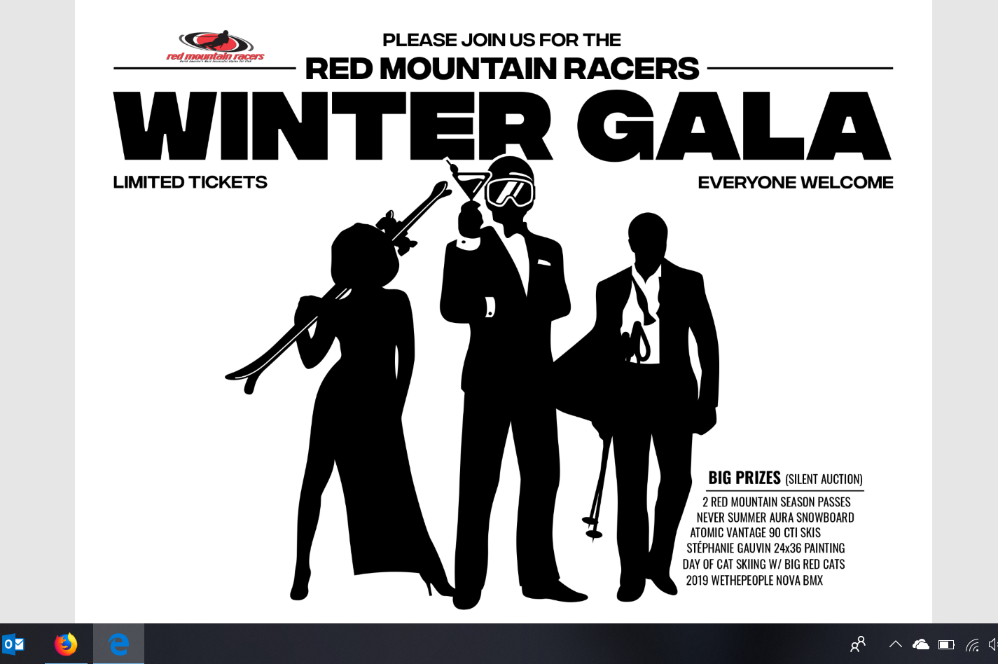 Red Mountain Racers Winter Gala, James Bond style