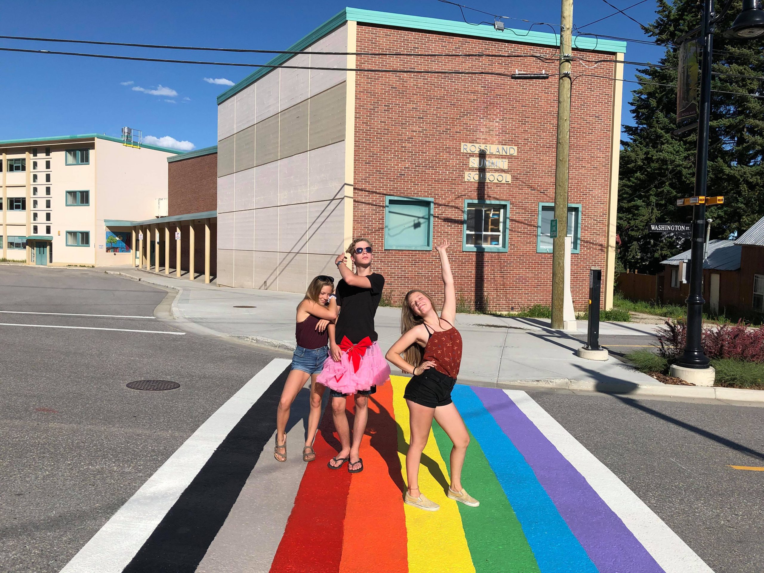 Rainbow Crosswalk at RSS