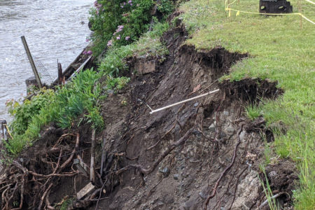 RDKB issues two evacuation alerts in City of Grand Forks due to erosion