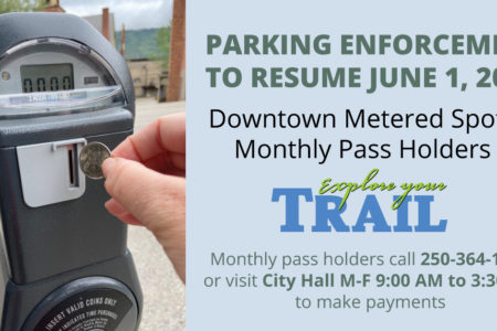 Trail parking enforcement to resume June 1