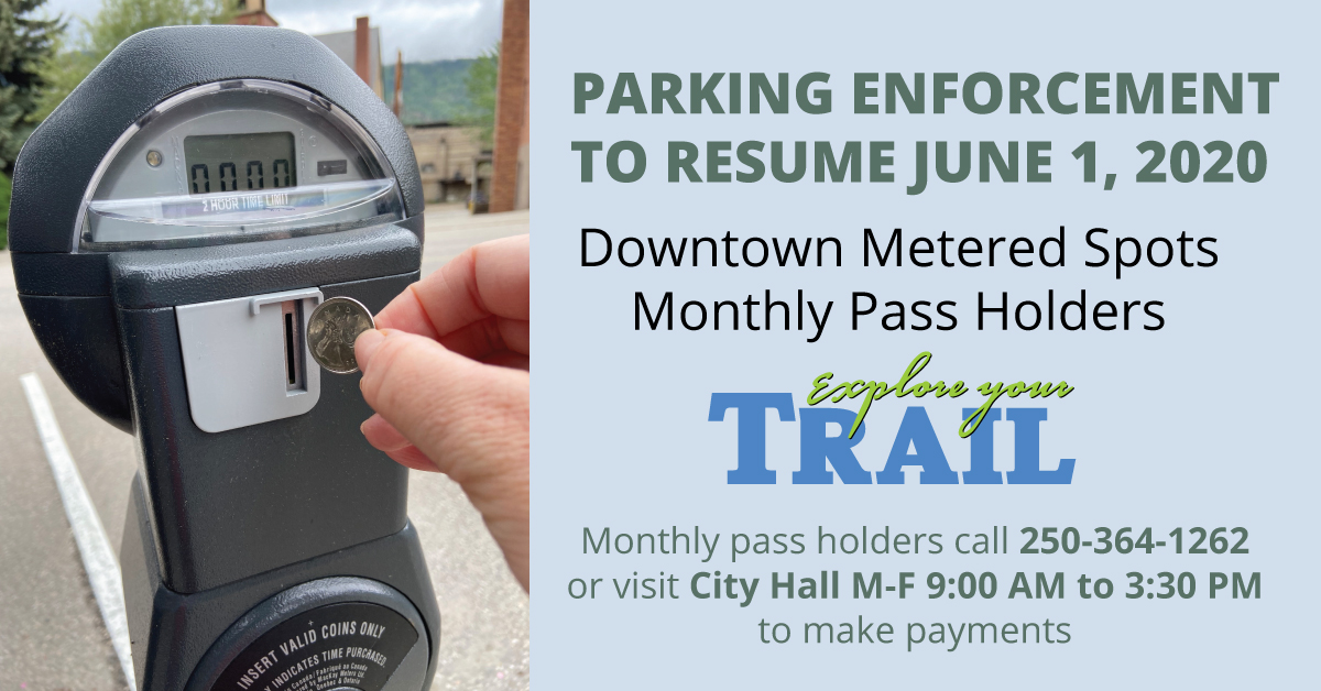 Trail parking enforcement to resume June 1