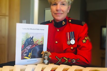 Mountie launches the first children’s book in a series about the Musical Ride: Harry the Musical Ride Horse