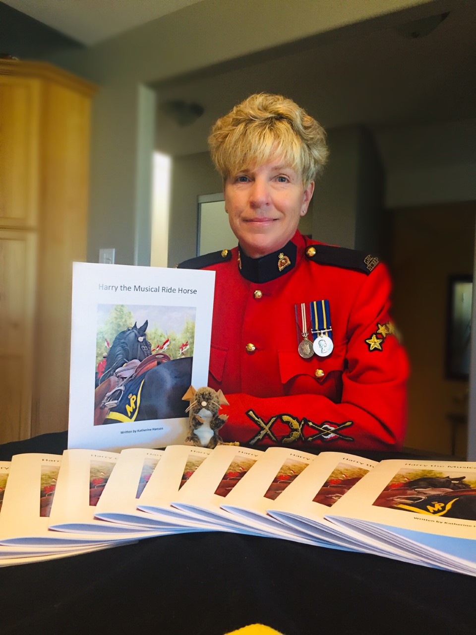 Mountie launches the first children’s book in a series about the Musical Ride: Harry the Musical Ride Horse