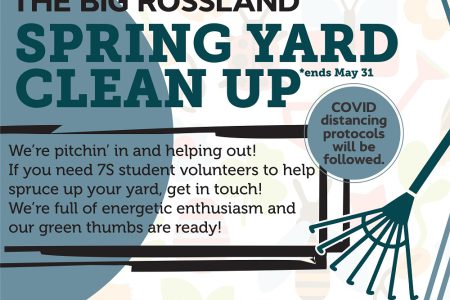 Help Rossland students help you with the Big Rossland Spring Yard Clean-up