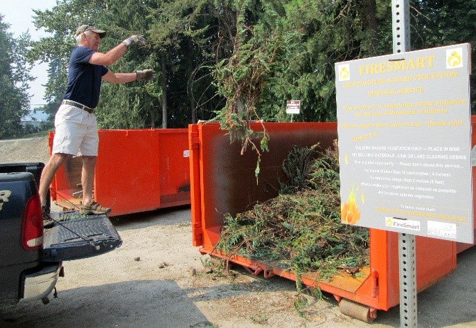 Rossland’s FireSmart Program offers free Wildfire Hazard Vegetation Debris Disposal