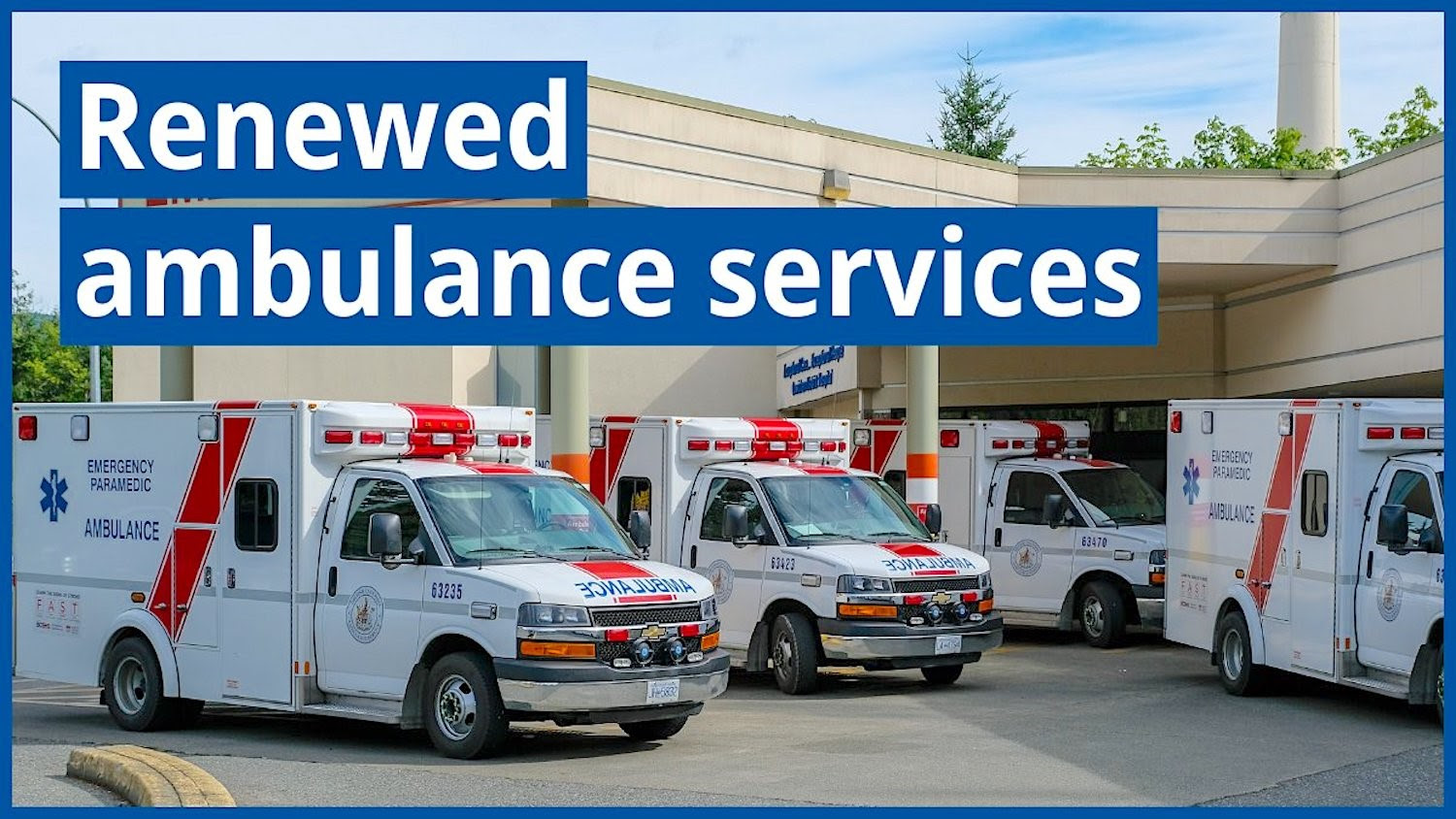 MLA announces new funding for ambulances