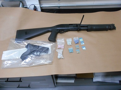 Traffic stop in Trail leads to arrest, seizure of drugs/guns