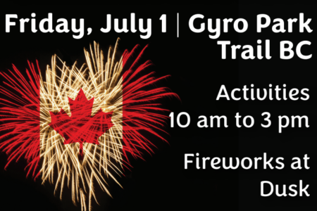 Celebrate Canada Day at Gyro Park in Trail