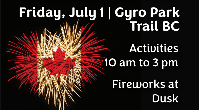 Celebrate Canada Day at Gyro Park in Trail