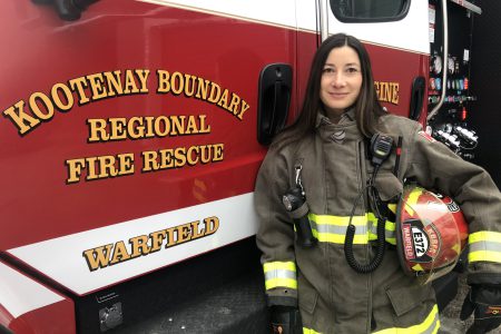 Fire department celebrating first-ever female KBRFR captain