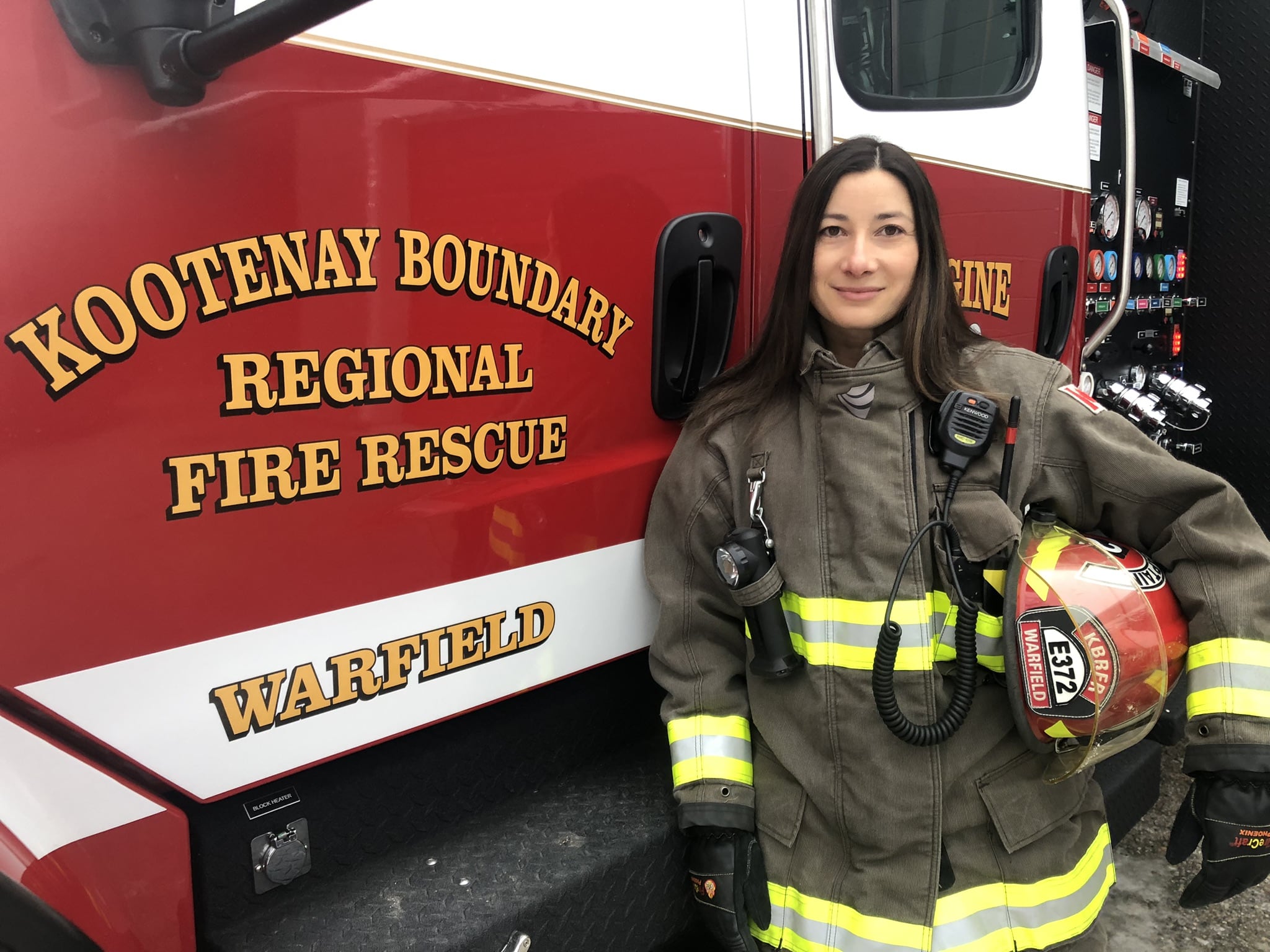 Fire department celebrating first-ever female KBRFR captain