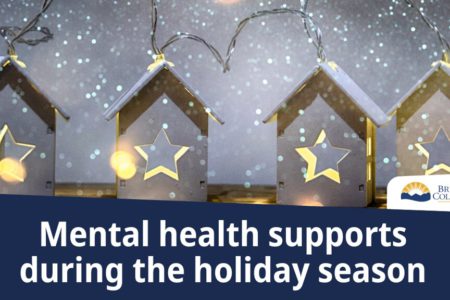 Minister’s statement on mental-health supports for the holiday season