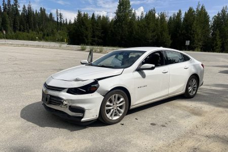 Two vehicle collision at Nancy Green Junction near Rossland