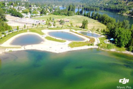 The natural swimming ponds at Castlegar’s Millennium Park now open