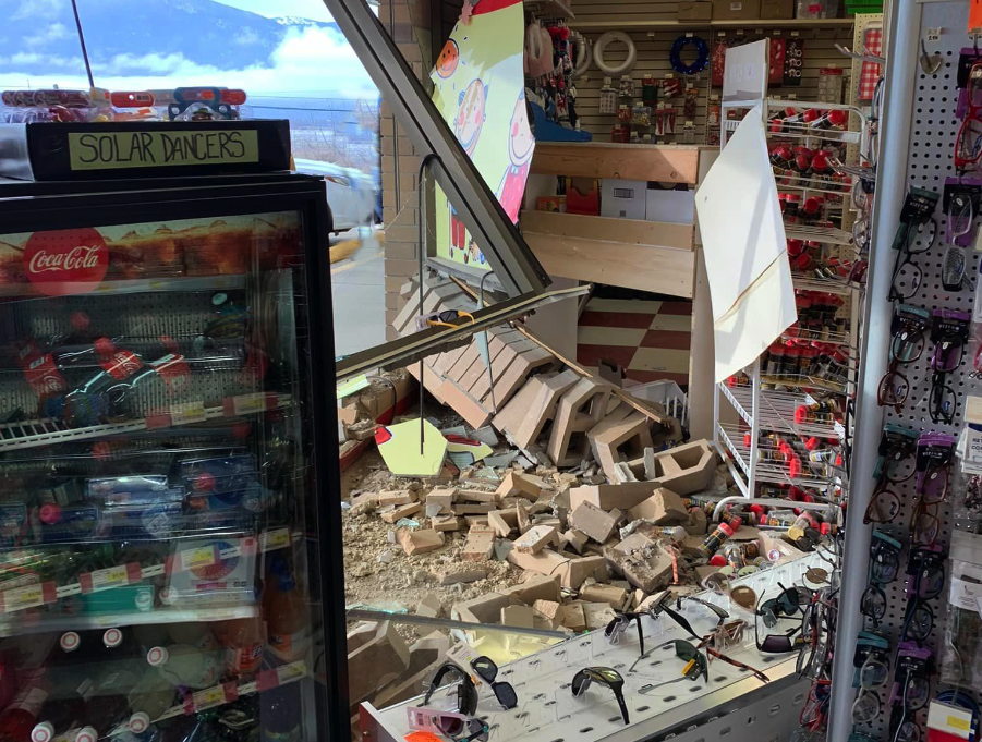 Impaired driver crashes into dollar store in Creston