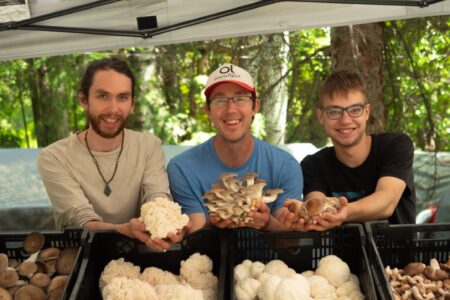 Mushroom enthusiast grows business