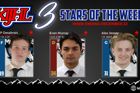 Desabrais, Murray & Jessey named 3 Stars