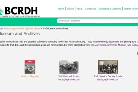 Trail Museum & Archives and Teck Trail Operations Announce Digital Collection