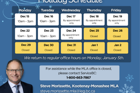 Newsletter from MLA Morissette