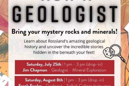 Upcoming events at Rossland Museum and Discovery Centre
