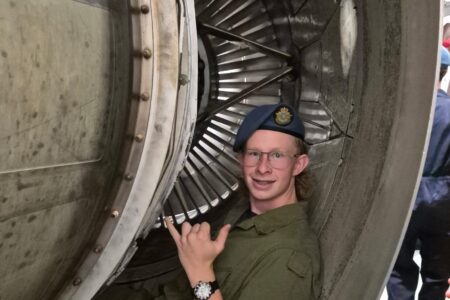 Trail Air Cadet learns about aviation maintenance in Ontario