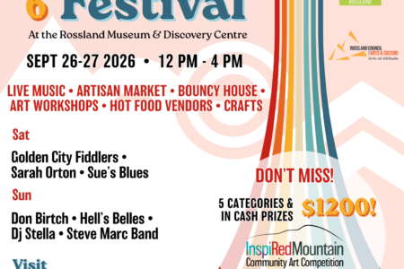 2026 Arts and Culture Festival at the Rossland Museum